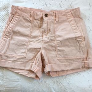 •Gap Light Pink Cuffed Shorts•